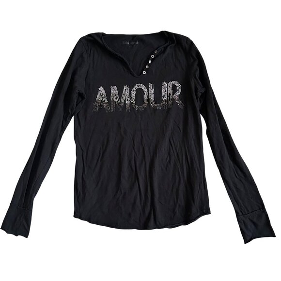 Zadig and Voltaire Womens Sz Small Amour Long sleeve Shirt - Picture 1 of 9